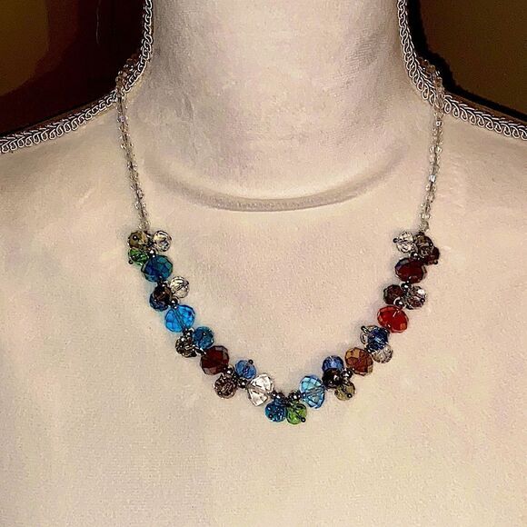 Crystal Beaded Necklace!   - Picture 1 of 7